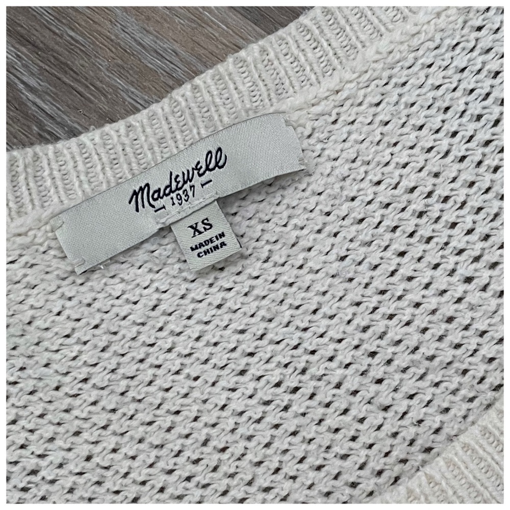 MADEWELL ARIEL CHRONICLE TEXTURE SWEATER - Picture 7 of 8